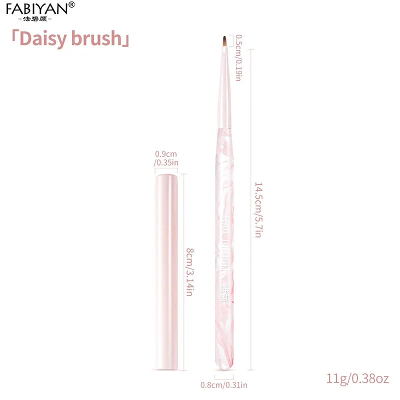 Nail Art Liner Brushes Elongated Lines Striping Drawing Painting Brushes For Manicure Beauty Salon Nails Products Manicure Tools Tri Light Beauty