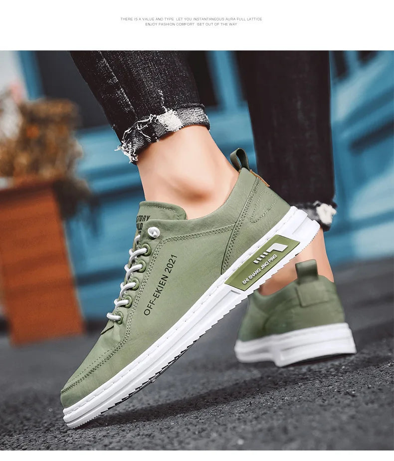 Men's Flats Shoes Luxury Men's Sneakers Spring Autumn 2025 Outdoor Sport Shoes for Men Fashion Vulcanized Shoe Tenis Para Hombre Pi-Mart
