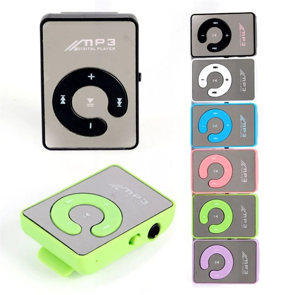 C Key Portable HiFi Mini Clip USB MP3 Player Walkman Music Support Micro TF Card Expandable Up To 16GB Outdoor Sports Walkman Pi-Mart