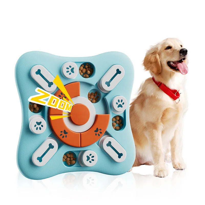 Dog Toys Slow Feeder Interactive Increase Puppy IQ Food Dispenser Slowly Eating NonSlip Bowl Pet Puzzle Cat Dogs Training Game Pi-Mart
