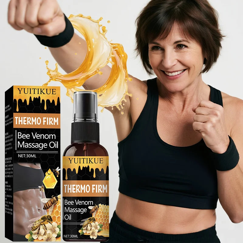 YUITIKUE Firming Bee Venom Massage Oil for joint and muscle relief, barrier-strengthening hydration, and knee body massage Pi-Mart