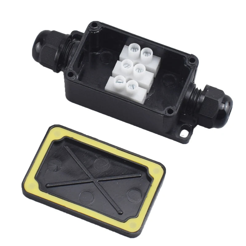 IP66 Waterproof Junction Box 2 Way 3 Way 3mm-6.5mm Cable Connector Sealed Retardant Electrical Outdoor Waterproof Box Pi-Mart