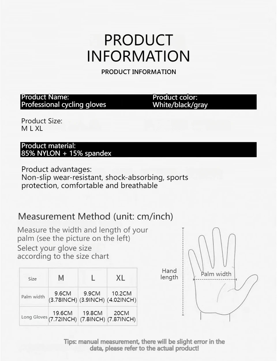 GTUBIKE Summer Breathable Half Finger Cycling Gloves Ultralight Road Bike Gloves Anti-Slip Silicone Pad Cooling Sport Gear Pi-Mart