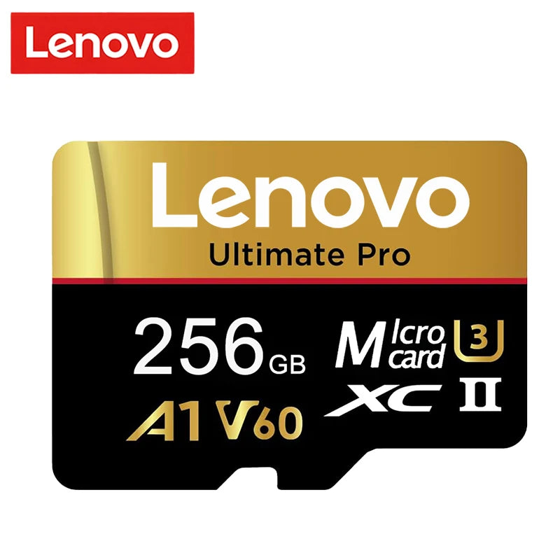 Lenovo SD Memory Card 128GB 256GB 512GB 1TB Micro SD Card V60 U3 Flash Cards TF Card Memory Microsd For Insta360 DJI Drone Pi-Mart