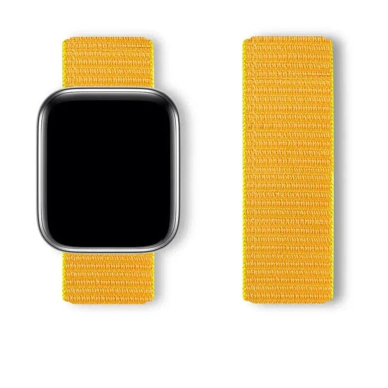 Nylon Sport loop Strap For Apple Watch Band 44mm 42/40mm 45mm  38/41mm pride Bracelet iwatch Ultra2 49mm Series 9 8 se 7 6 5 4 3 LadyShow.Store