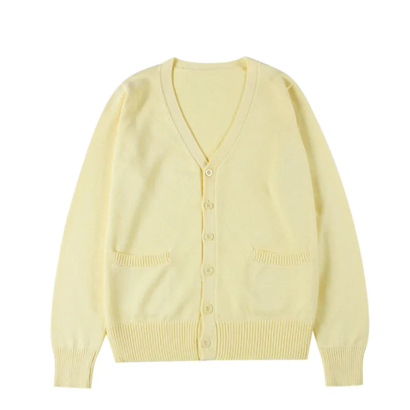 New Sweater Solid Candy Women Knit Top Fashion Female Cardigan Thin Spring Autumn Long Sleeve Adult Jacket Clothes Slim XS-2XL LadyShow.Store