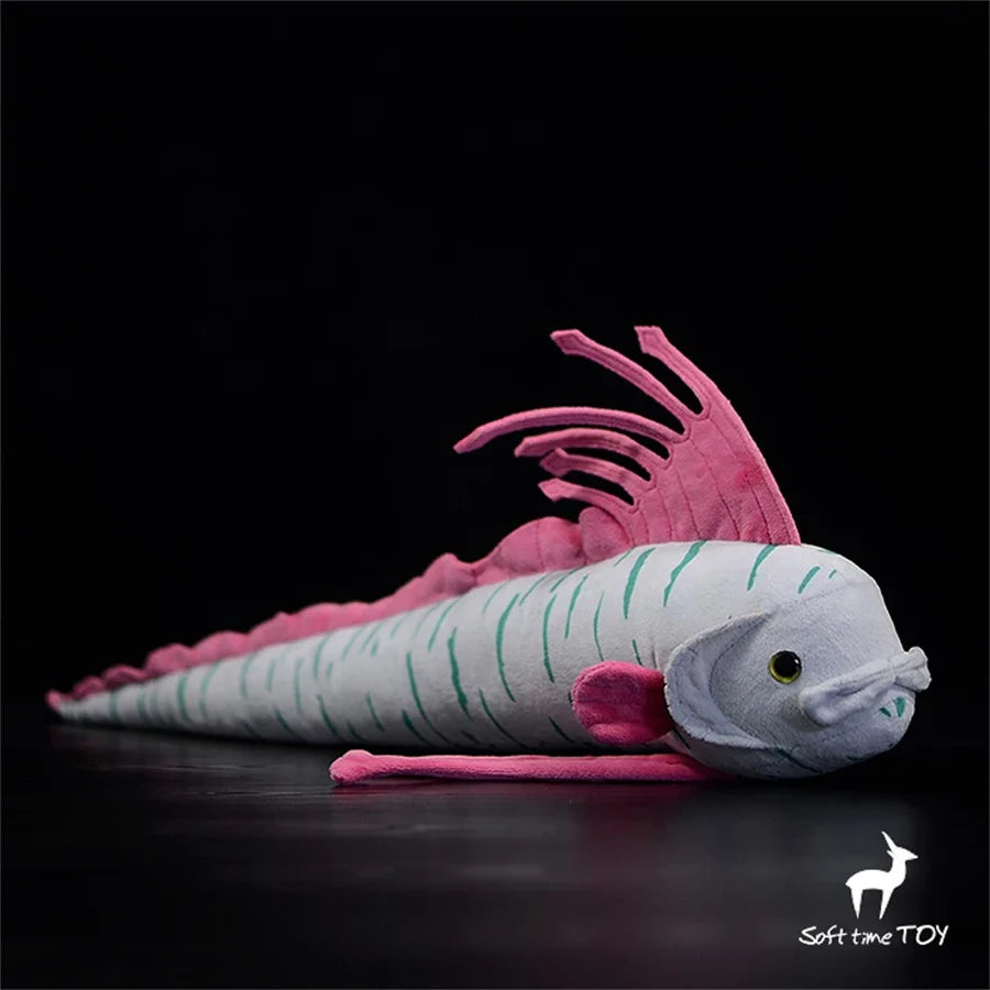 Oarfish High Fidelity Anime Cute Plushie Sea Serpent Plush Toys Lifelike Animals Simulation Stuffed Doll Kawai Toy Gifts For Kid LadyShow.Store