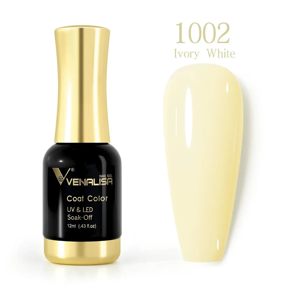 VENALISA Nail Gel Varnish TPO FREE Soak Off UV LED Organic Odorless Enamels Nail Art Colors 12ml 120Colors UV Gel Nail Polish Tri Light Beauty