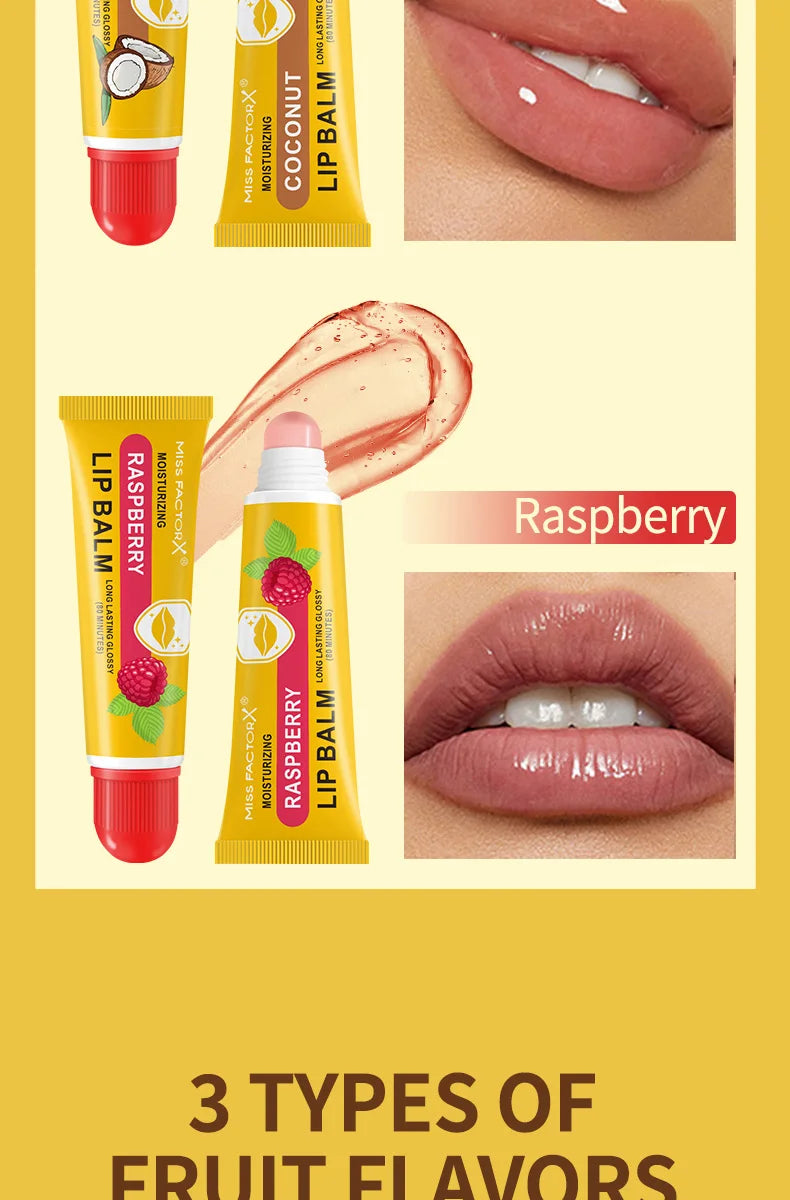 3-Piece Cardboard Lipstick Set -10ml * 3PCS Portable Belt Deep Moisturizing and Gloss Autumn and Winter Care Lipstick Pi-Mart