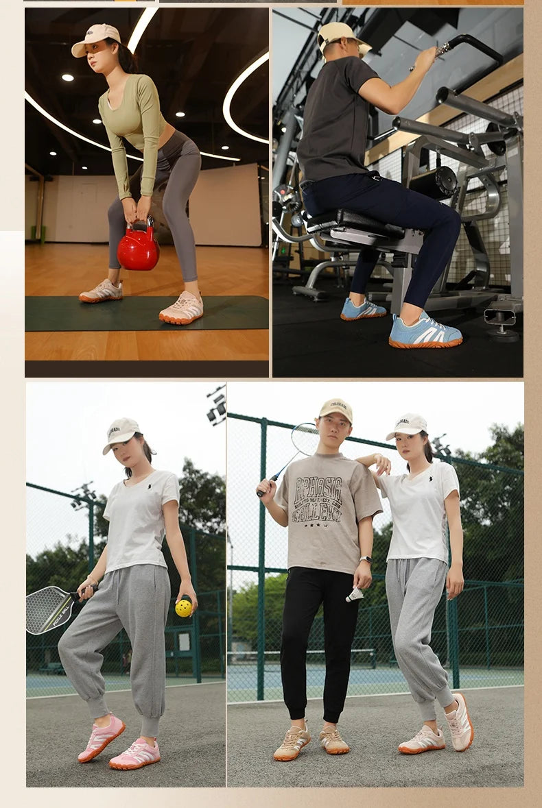 2026 New Men's Wide Shoes, Women's Outdoor Lightweight Running Sports Shoes,Scattered Soft Loose Minimalist Fashion Casual Shoes Pi-Mart