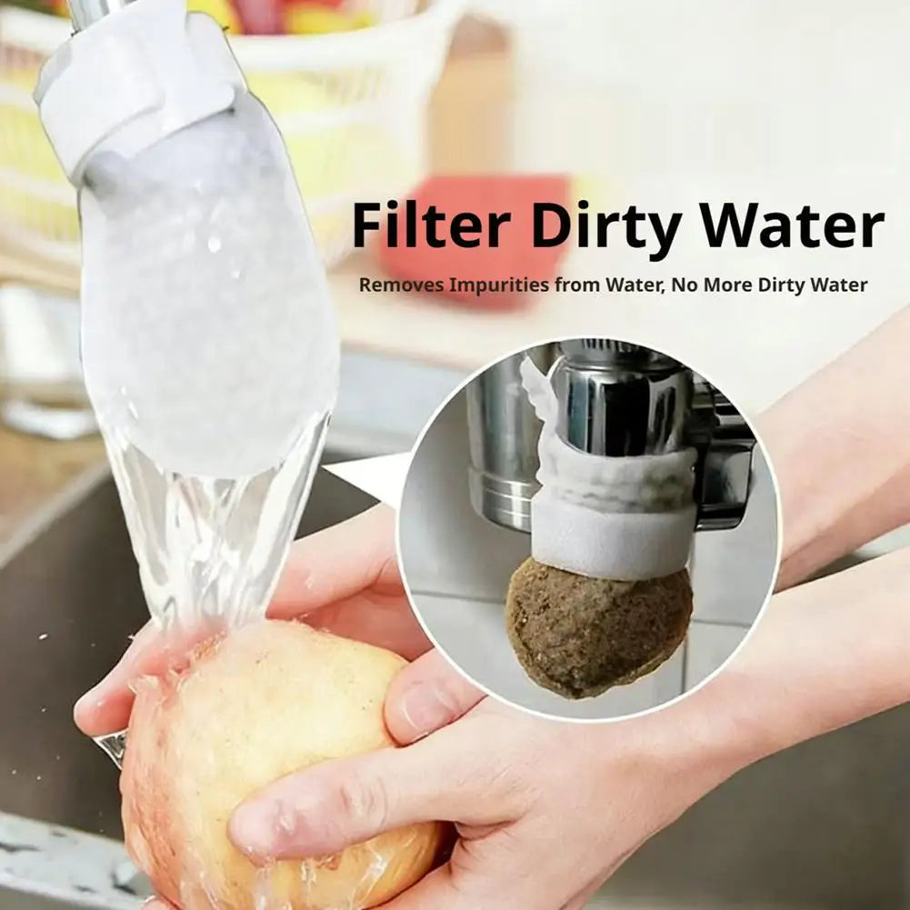 Disposable Faucet Filter Bags Universal Water Filter Accessory for Purifying Tap Water & Removing Impurities Pi-Mart