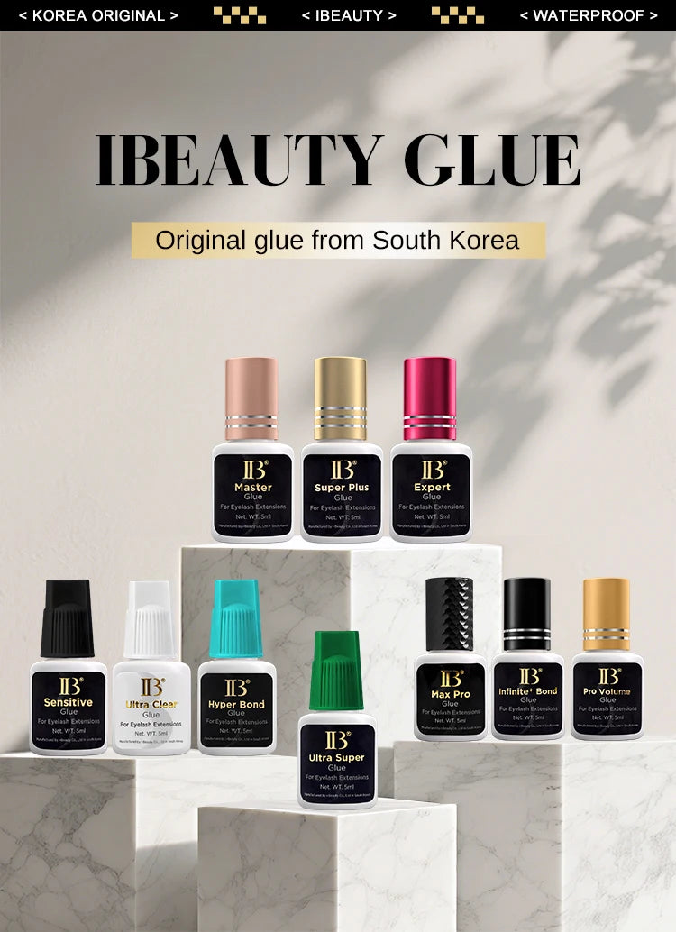 1 Bottle IBeauty Ultra Super Plus Glue Fake Eyelash Extension Korea 0.5s Fast Dry Long Lasting Makeup Tool Adhesive Supplies Pi-Mart