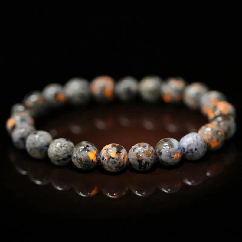JD Natural Stone Beads Bracelet Amethyst Tiger Eye Crystal Quartz Agate Gem Beads Bangles Women Men Reiki Healling Jewelry Gift Pi-Mart