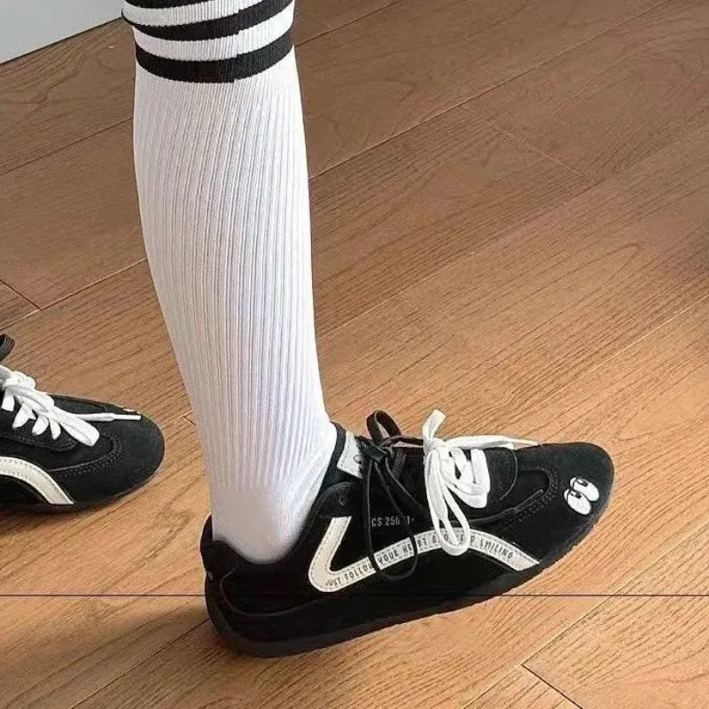 Luxury Brand Women Sneakers Flats Sport Tennis Shoes Women Summer Running Sport  Shoes Walking Hiking Lace Up Zapatos De Mujer LadyShow.Store