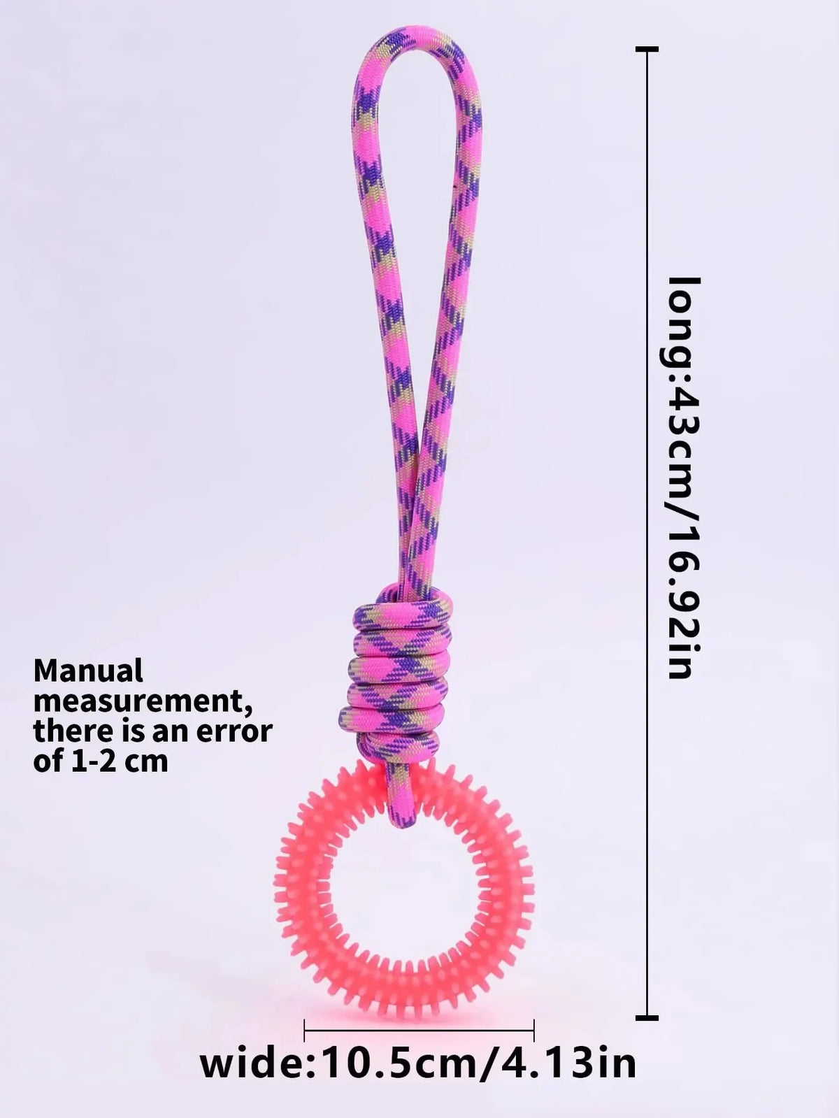 Dog Toys Chew Resistant Nylon Rope Toys Pet Colorful Woven Knot Rubber Toys Dog Self Fun Outdoor Swimming Toys Pet Supplies Pi-Mart