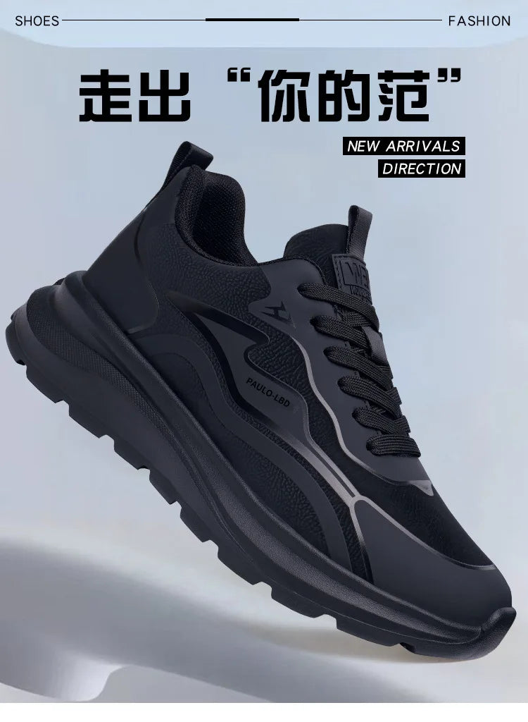 Men's Shoes 2026 New Trendy Soft Soled Casual Shoes for Spring and Summer, Breathable and Comfortable Running Sports Shoes Pi-Mart
