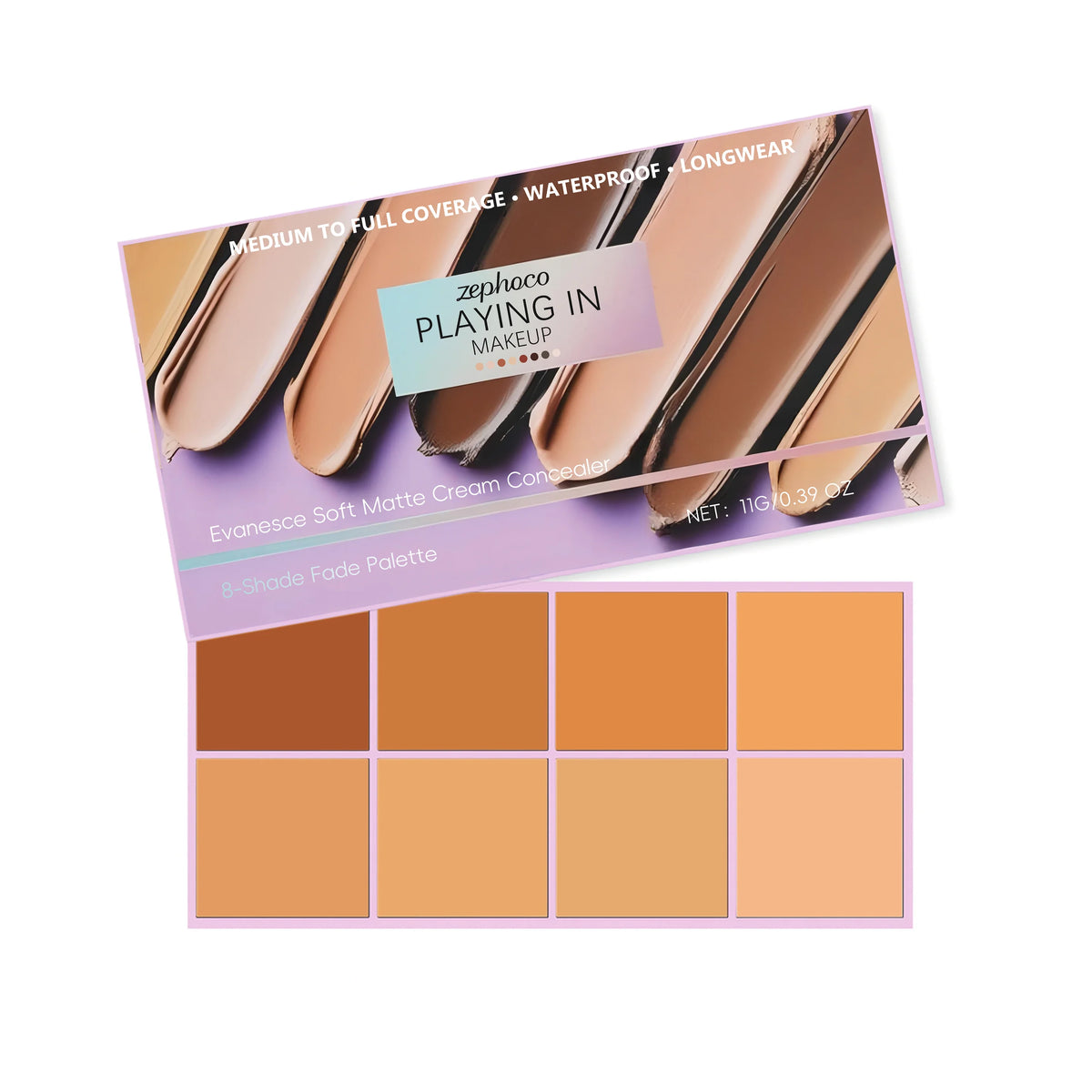 Soft Matte Cream Concealer High Coverage Cover Facial Spots, Acne Scars, Freckles and Tear Troughs Long Lasting Makeup Cosmetics Pi-Mart