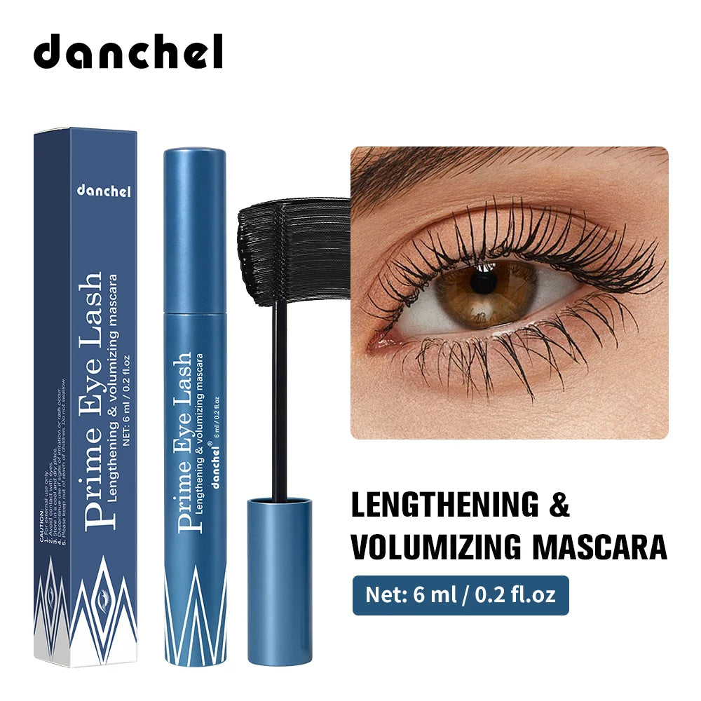 Lengthening & Volumizing Mascara Water-Resistant Long-Lasting Nourishing Strengthen Mascara Glossy Natural Finish Eye Makeup Pi-Mart