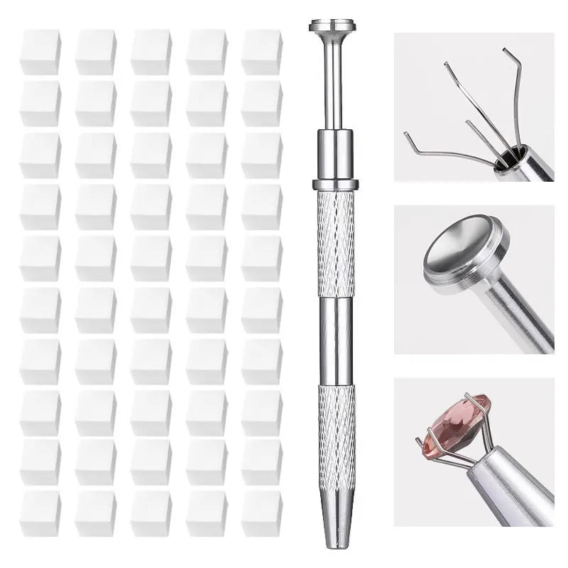 50PCS Sponge Gradient Nail Art Stamper Tools Gel Polish Color Gradient Brush Glitter Powder Dotting Pen For Manicure Accessories Tri Light Beauty