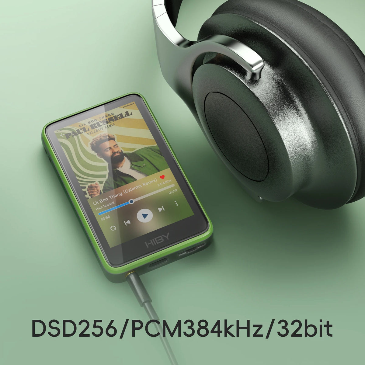 HiBy R1 HiFi Audio Music Player MP3 USB DAC WiFi Bluetooth 5.1 DSD256 PCM384kHz/32bit X1600E CS43131 MSEB Web Radio 3.5mm Output Pi-Mart