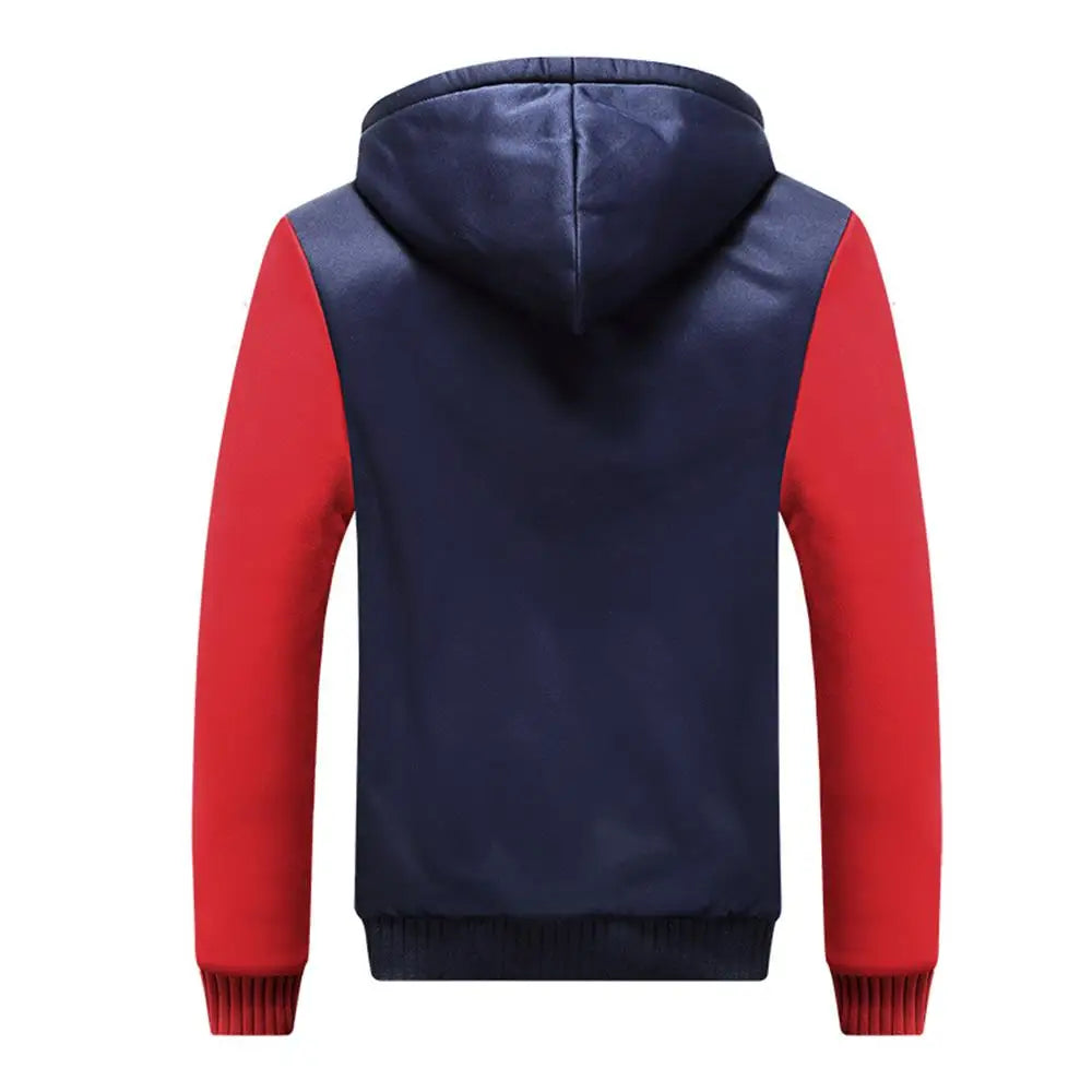 Men's Jacket Camouflage Thicken Winter Jackets for Men Fleece Long Sleeve Coat Man Casual Hoodies Streetwear Men's Coats Pi-Mart