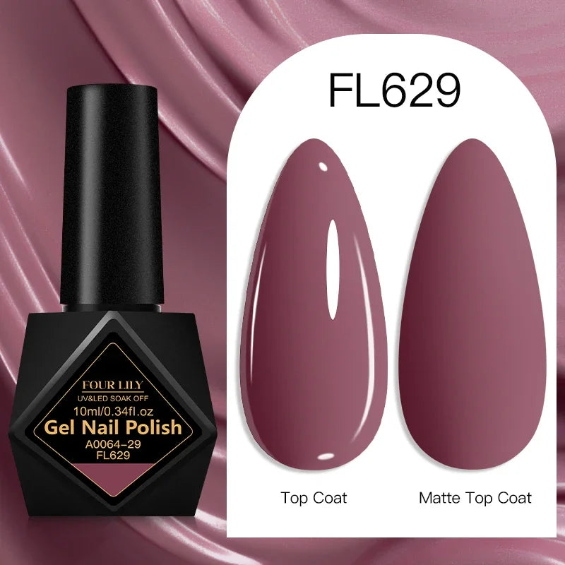 10ml Gel Nail Polish 162 Colors Nail Supplies Vernis Semi Permanent Nail Art Manicure Soak Off LED UV Gel Nail Varnishes Summer Tri Light Beauty