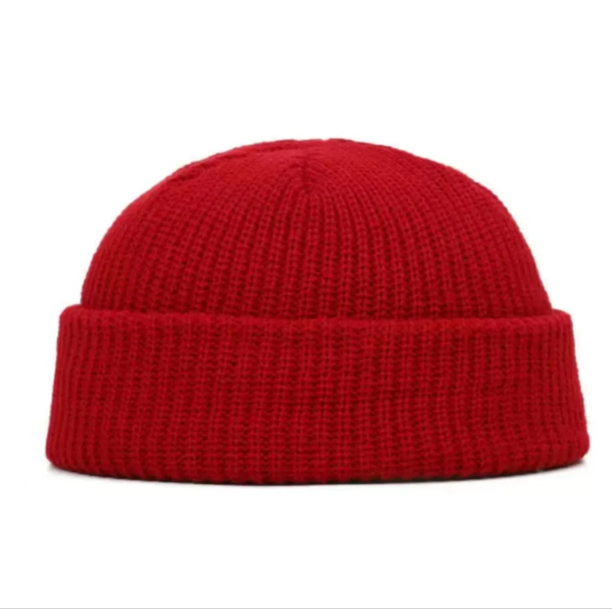 Winter Knitted Hat Warm Outdoor Sport Cold Protection Running Beanie Cap Elastic Thermal Cycling Skull Roll-up Cuffed Cap Pi-Mart
