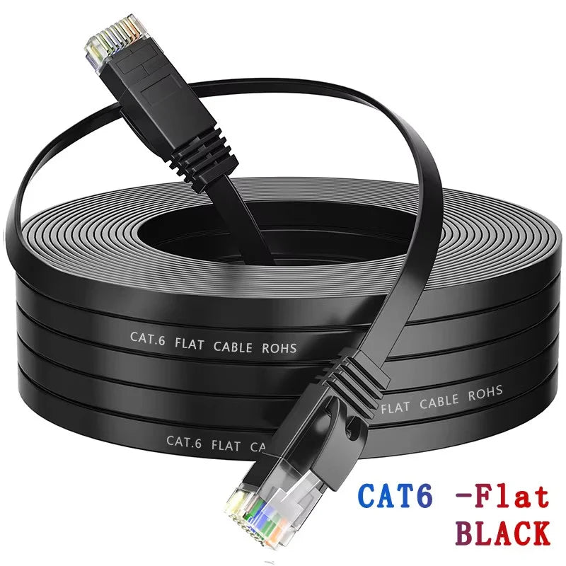 Cat 6 Ethernet Cable LAN Network Cord,Internet, Network Cable - Supports Cat6 Network Standar Gigabit high-speed Network Cable Pi-Mart