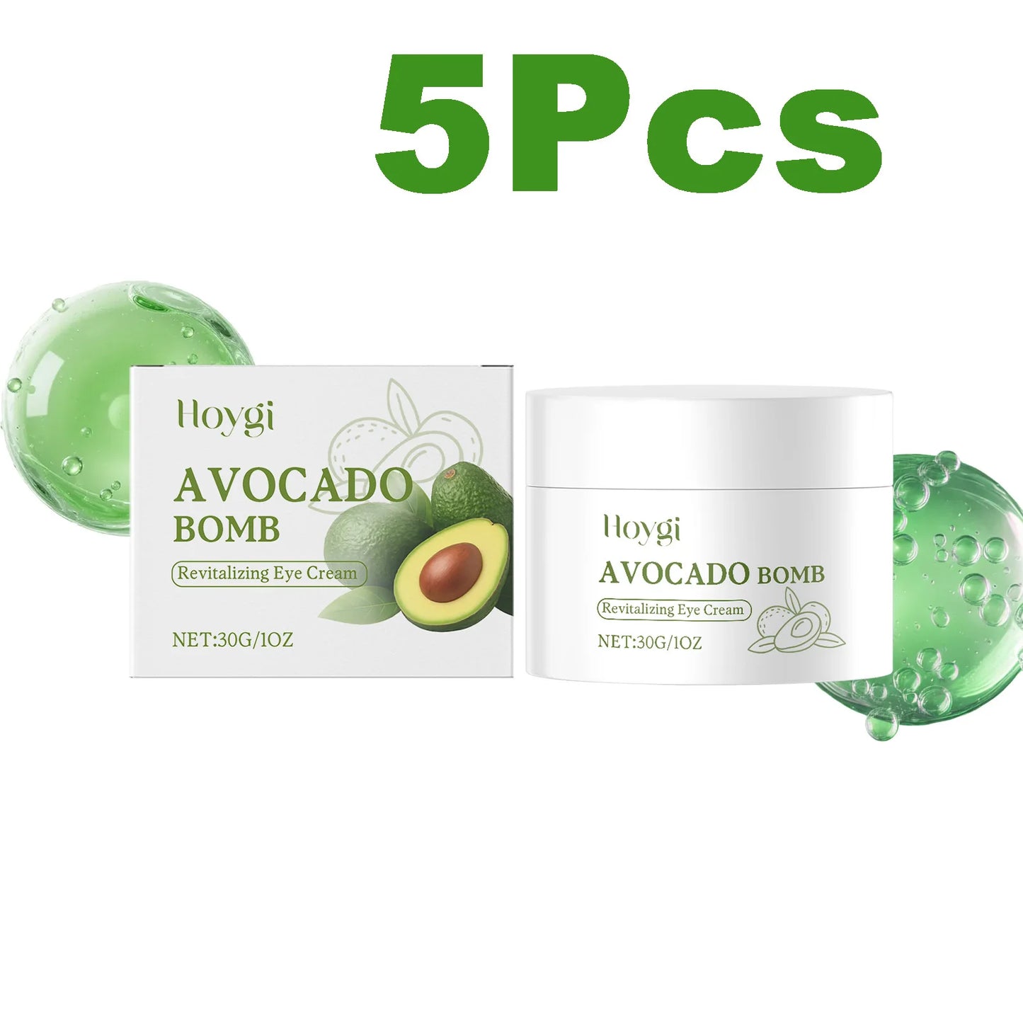 Avocado Eye Cream Fades Fine Lines & Wrinkles Firming Smoothing Eye Area Anti Puffiness Dark Circle Corrector for Youthful Eyes Pi-Mart