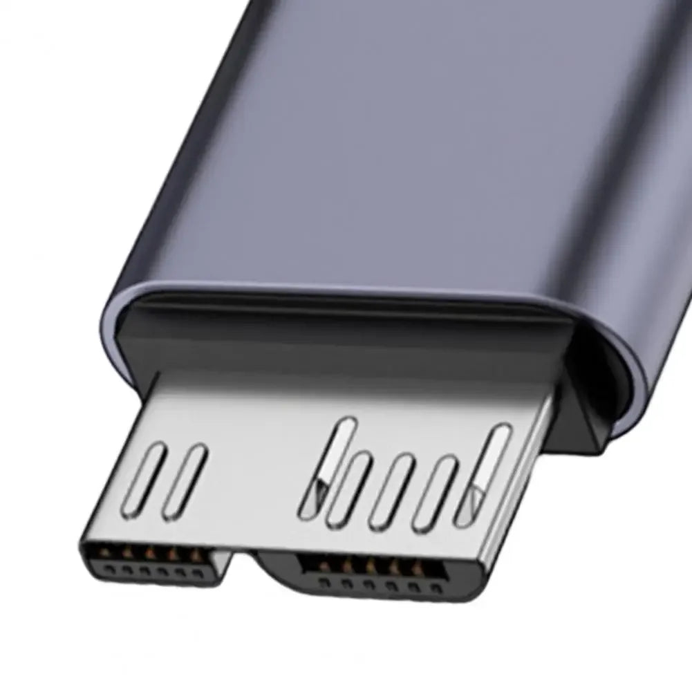 Micro B USB C 3.0 Male to Type C Female Adapter Type-C USB3.0 Micro B Connector for External Hard Drive Disk HDD Cable Adapter Pi-Mart