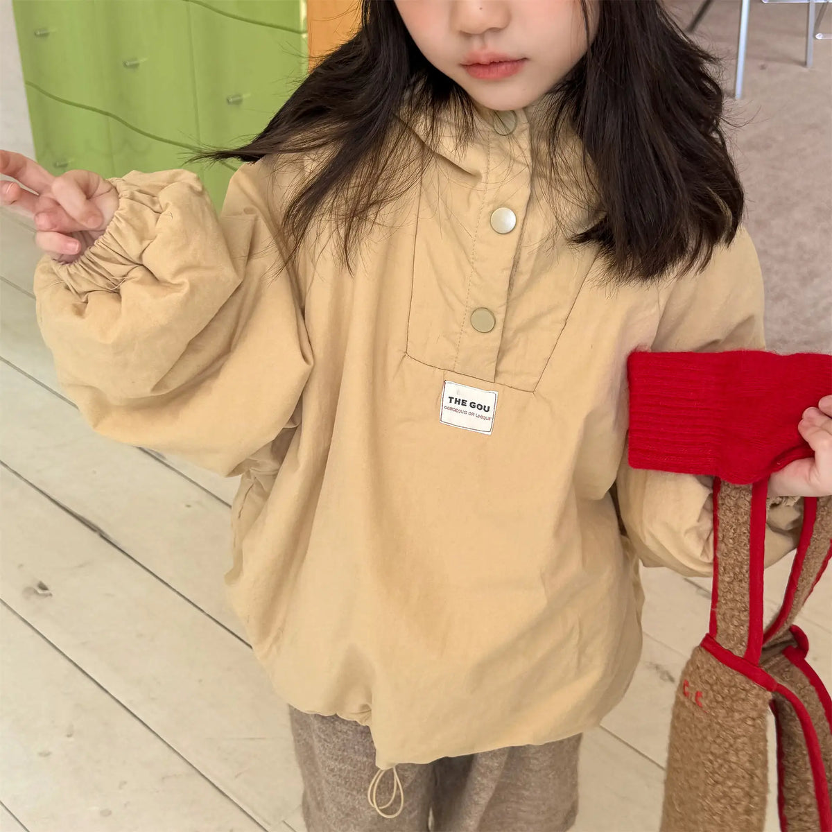 2025 Winter New Children Warm Coat Boys Girls Striped Cotton Padded Jacket Baby Parka Tops Baby Fleece Coat Fashion Kids Clothes Pi-Mart