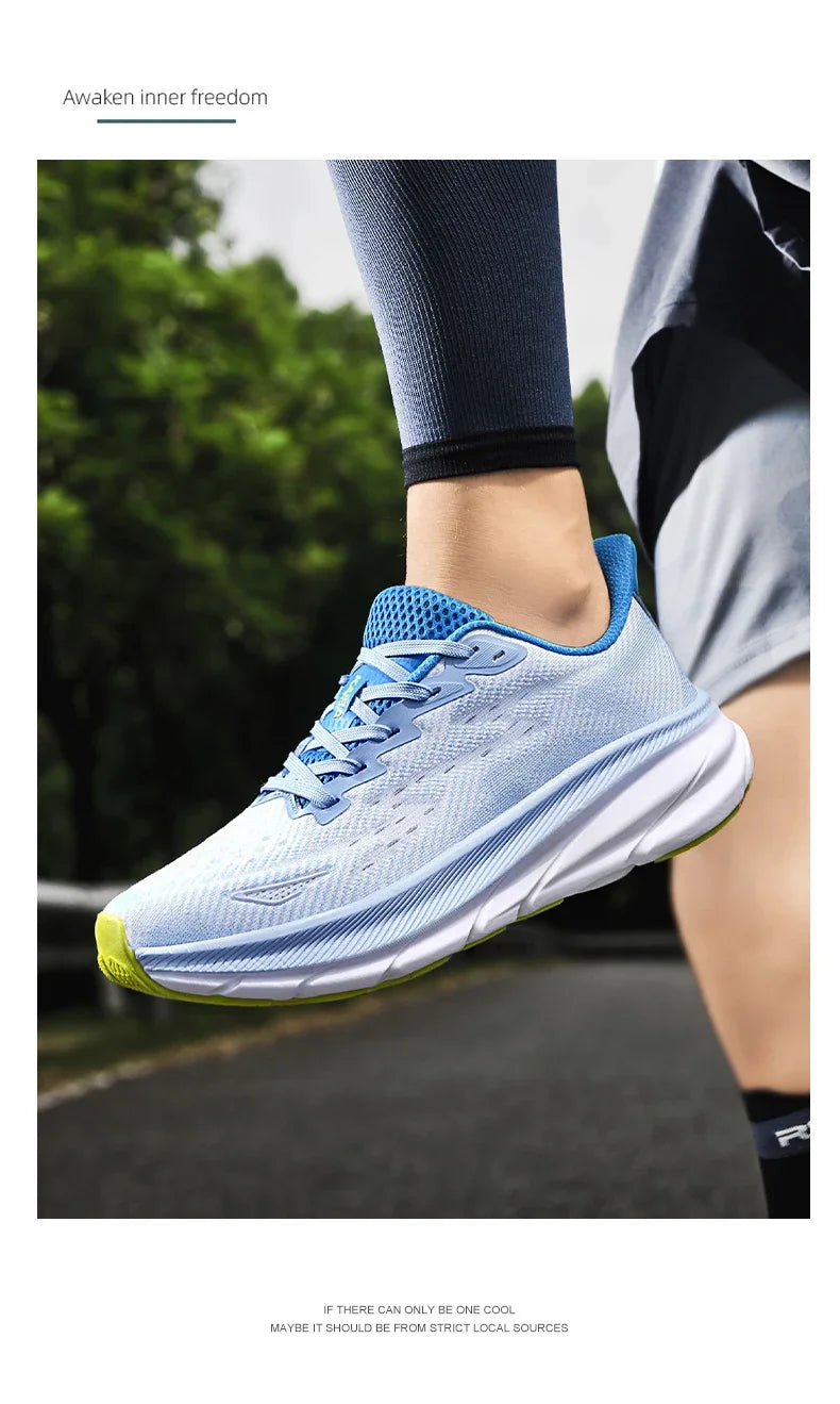 New Running Casual Sports Shoes Outdoor Comfortable Spring Summer Non-slip Sneakers Unisex for Men Women Soft Trainer Men Trail Pi-Mart