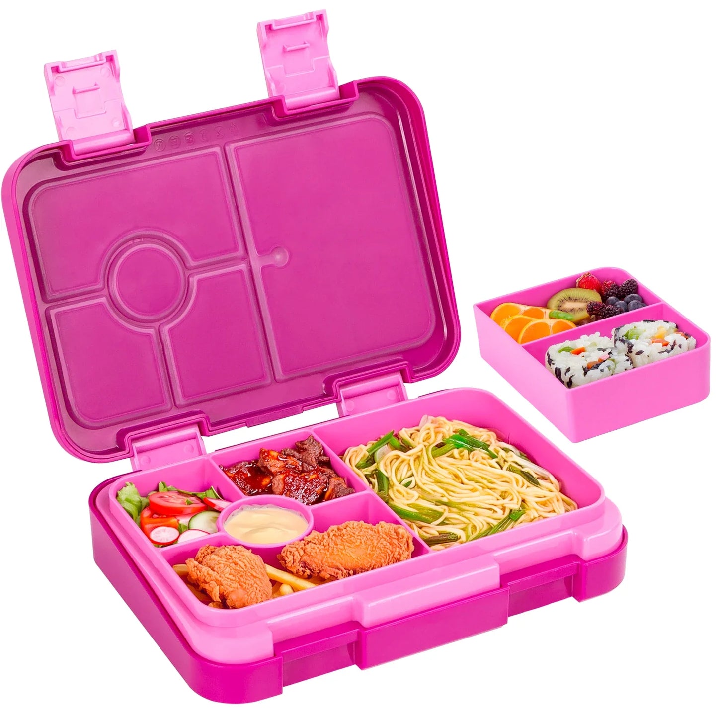 Adorable Kids Lunch Box Student Microwave Safe Travel Bento Box Halloween Container Portable Leak Proof Fruit Salad Bento Box LadyShow.Store