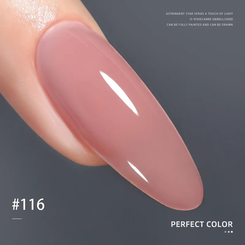 PERFECT COLOR  4-in-1 Builder Nail Gel,20g 12 Colors Rubber Base Gel Polish,Extension for DIY Salon Girls Home,Nail Art Brushes Tri Light Beauty