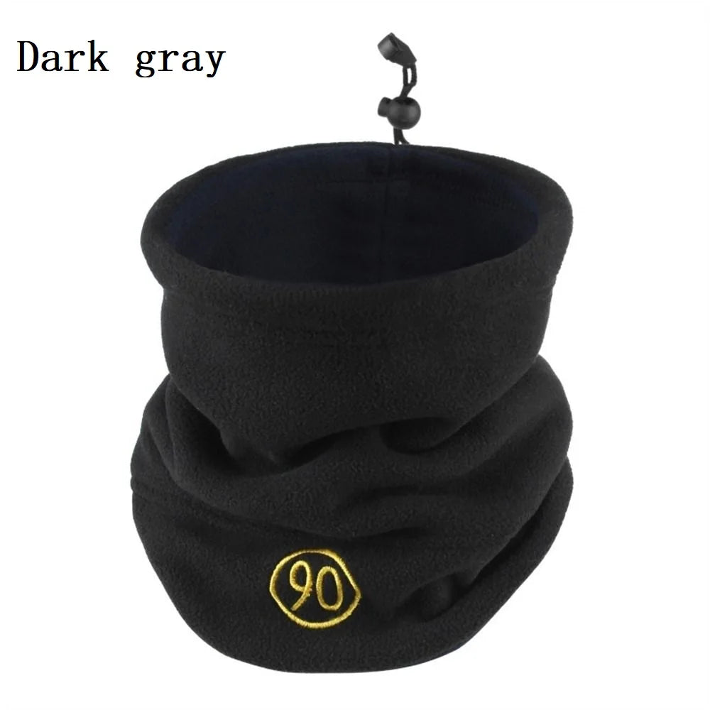 Fashion Winter Camping Warm Fleece Neck Gaiter Ski Tube Scarf Snowboard Face MaskFor Men Women Outdoor Cycling Cold-proof Collar Pi-Mart