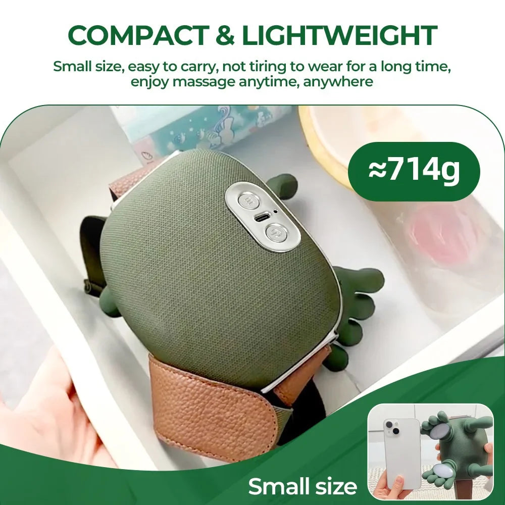 Bionic Finger Neck Shoulder Massager Wireless Neck Cervical Trapezius 4D Kneading Body Back Hand Massage Shawl Brushless Motor Tri Light Beauty