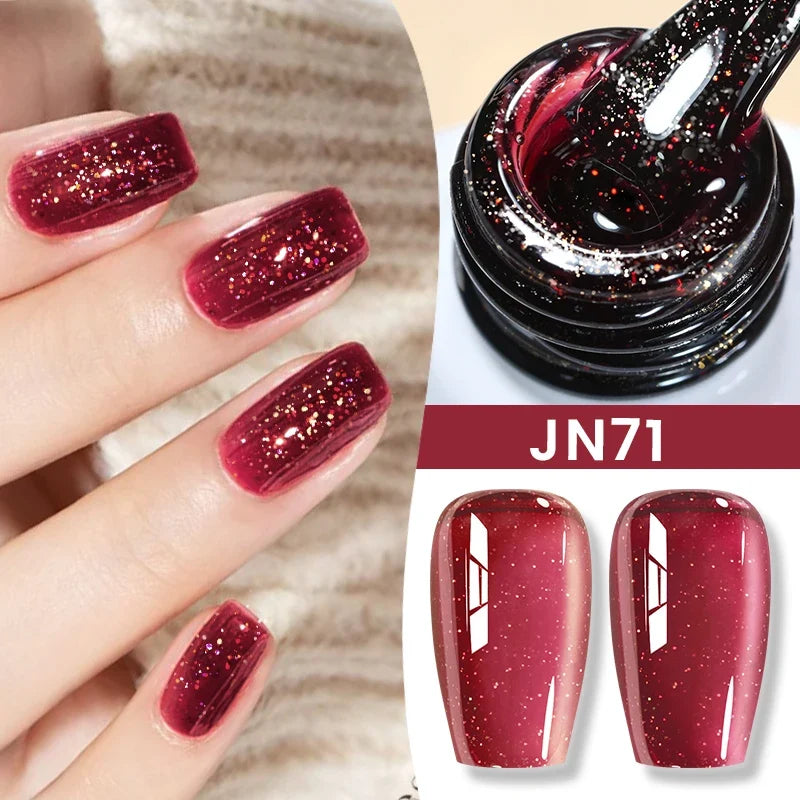 BORN PRETTY 83 Colors 10ml Jelly Nude Gel Nail Polish Autumn Amber Semi Transparent Manicure Soak off UV LED Nails Gel Varnish Tri Light Beauty