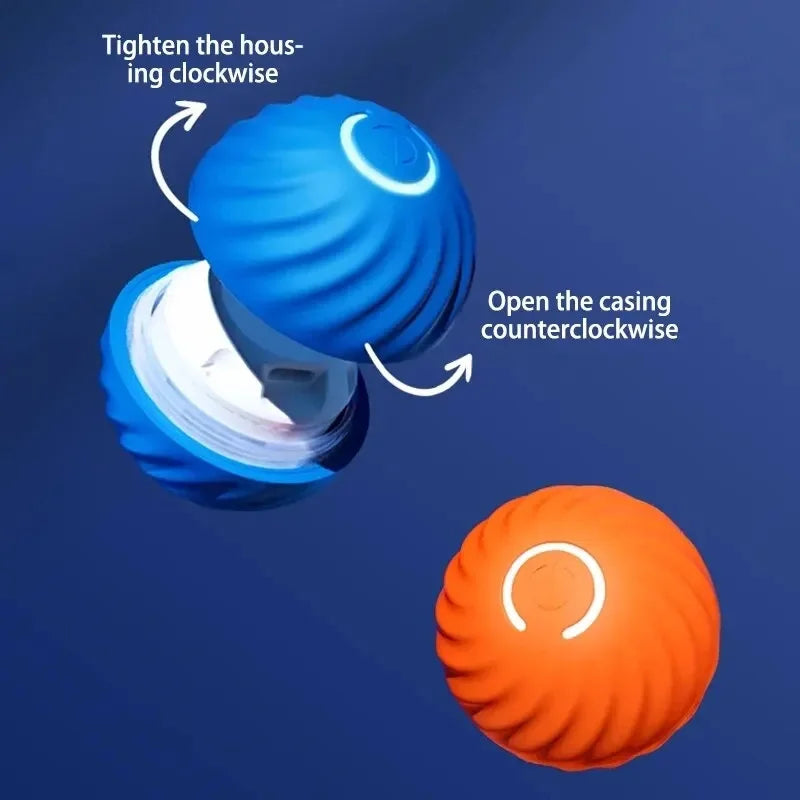 Smart Dog Toy Ball Electronic Interactive Pet Toy Moving Ball USB Automatic Moving Bouncing for Puppy Birthday Gift Cat Products Pi-Mart
