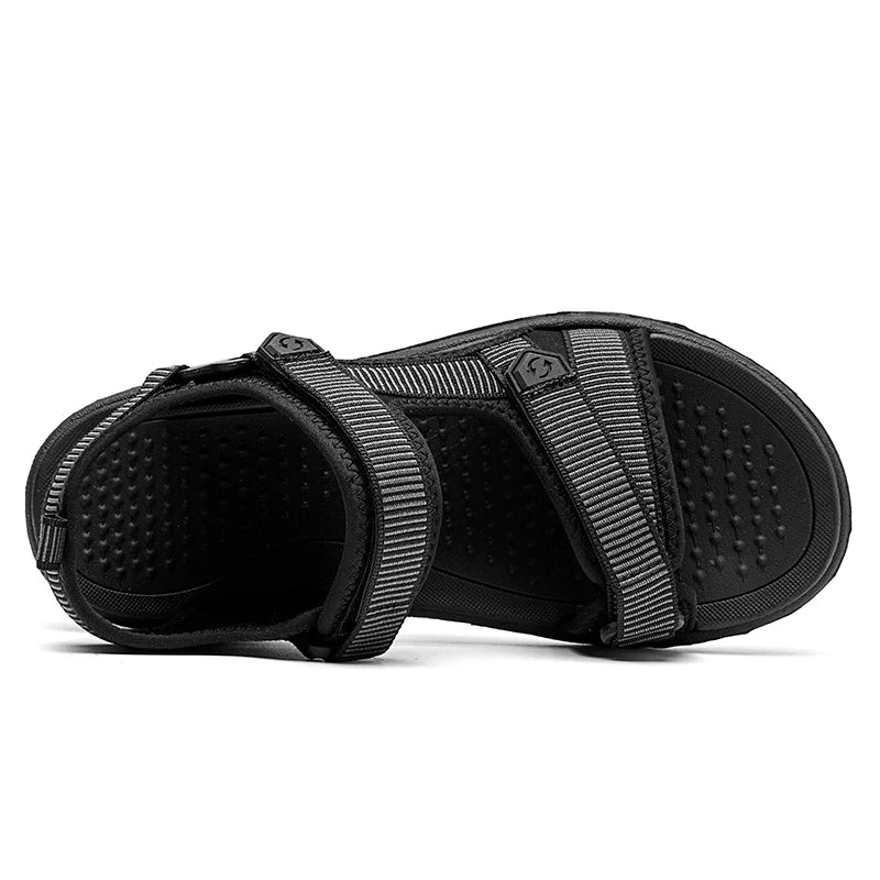 Summer Men Sandals Fashion Leisure Beach Holiday Sandals for Mens Lightweight Shoes New Outdoor Comfortable Casual Sandals Pi-Mart