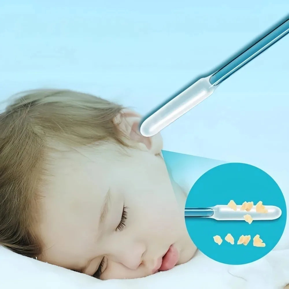 Sticky Ear Digger Ear Digging Tool Ear Wax Cleaning Special Not Hurt Ear Digging Spoon Ear Digging Cotton Swabs Tri Light Beauty