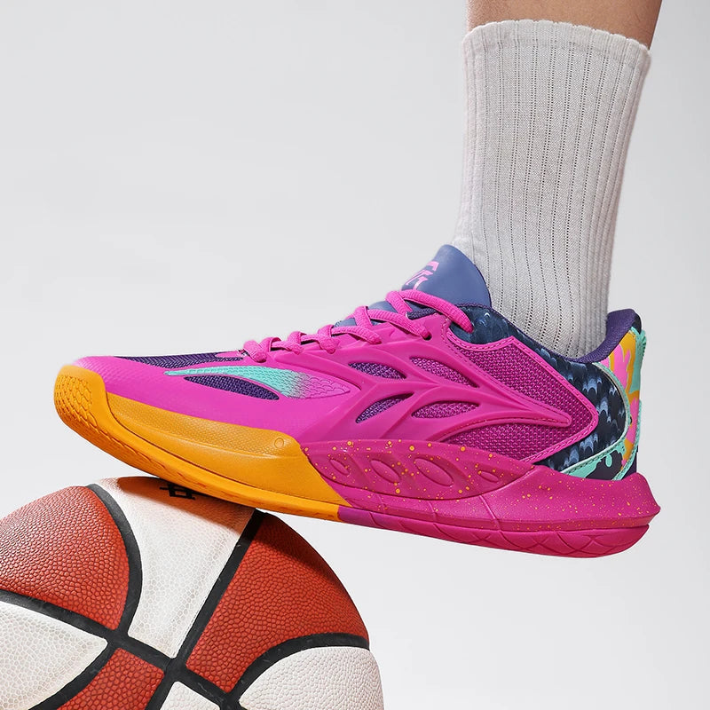 Men's Basketball Shoes Breathable Cushioning Non-Slip Wearable Runing Shoes Gym Training Athletic Basketball Sneakers for Men Pi-Mart