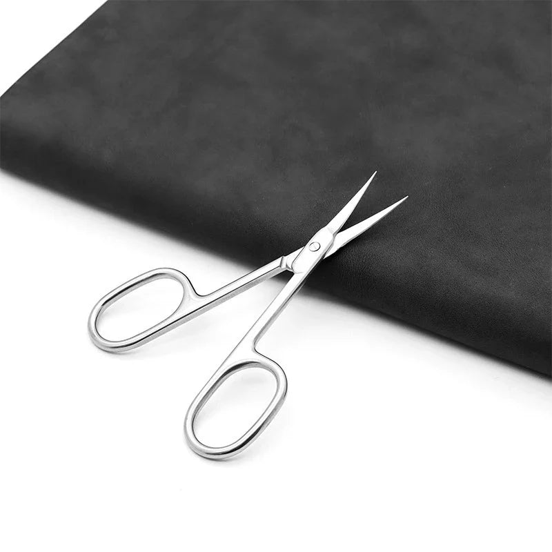 Multifunctional Pointed Beauty Scissors, Fine Trimming Stainless Steel Scissors, Precision Stainless Steel Beauty Scissors Tri Light Beauty
