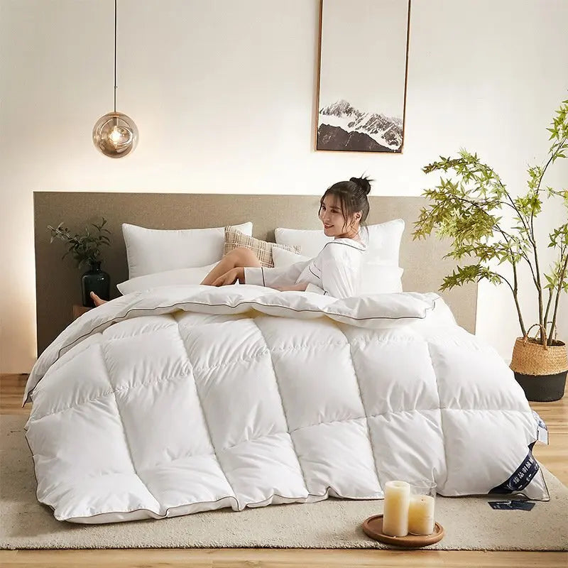 Feather Down Duvet Soft and Warm Perfect for Home Decor Pi-Mart