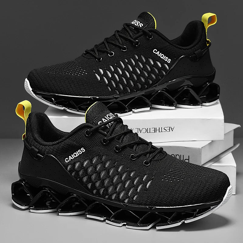 Casual Sneakers Mens Shock-absorb Running Shoes Lightweight Breathable Sports Shoes for Men 2026 New Trendy Gym Trainers for Man Pi-Mart