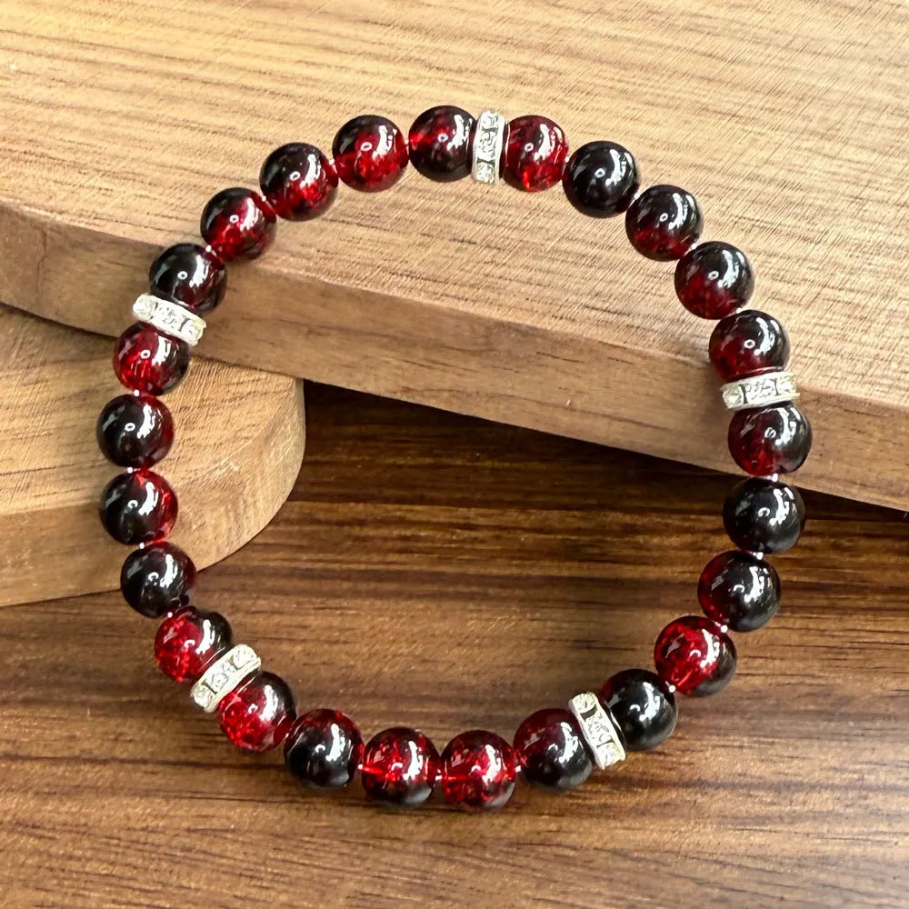Anti-Anxiety Bohemian Style Bead Bracelet,Stress Reduction,Calming,Maintaining Mental Balance,Strengthening Communication Pi-Mart