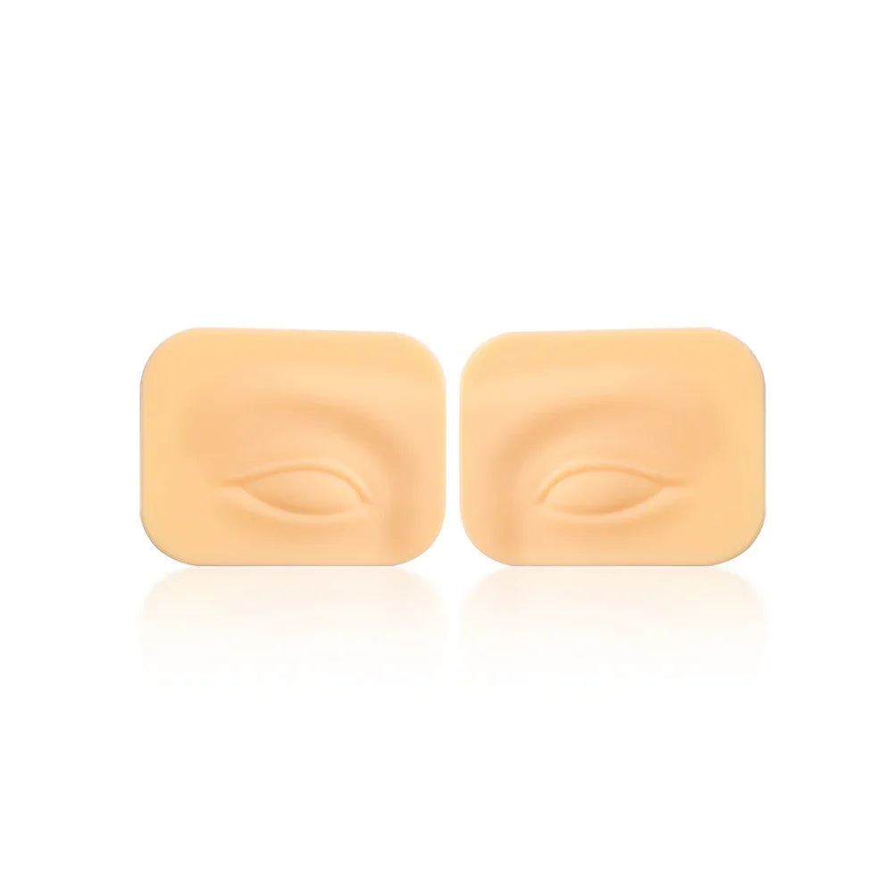 Premium 5D Silicone Eyebrow Tattoo Practice Training Skin Pad for Eye Permanent Makeup Board Beauty Academy Cosmetic Synthetic Pi-Mart