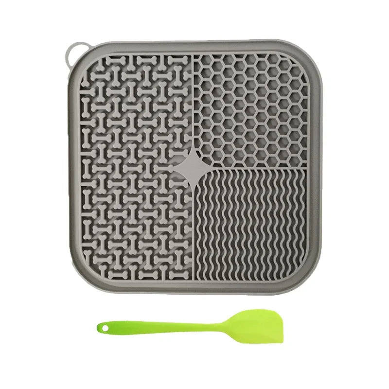 Licking Mat Slow Feeder for Dogs and Cats, Premium Lick Pad with Suction Cups for Dog Anxiety Relief, Slow Feeder Dog Bowls Pi-Mart