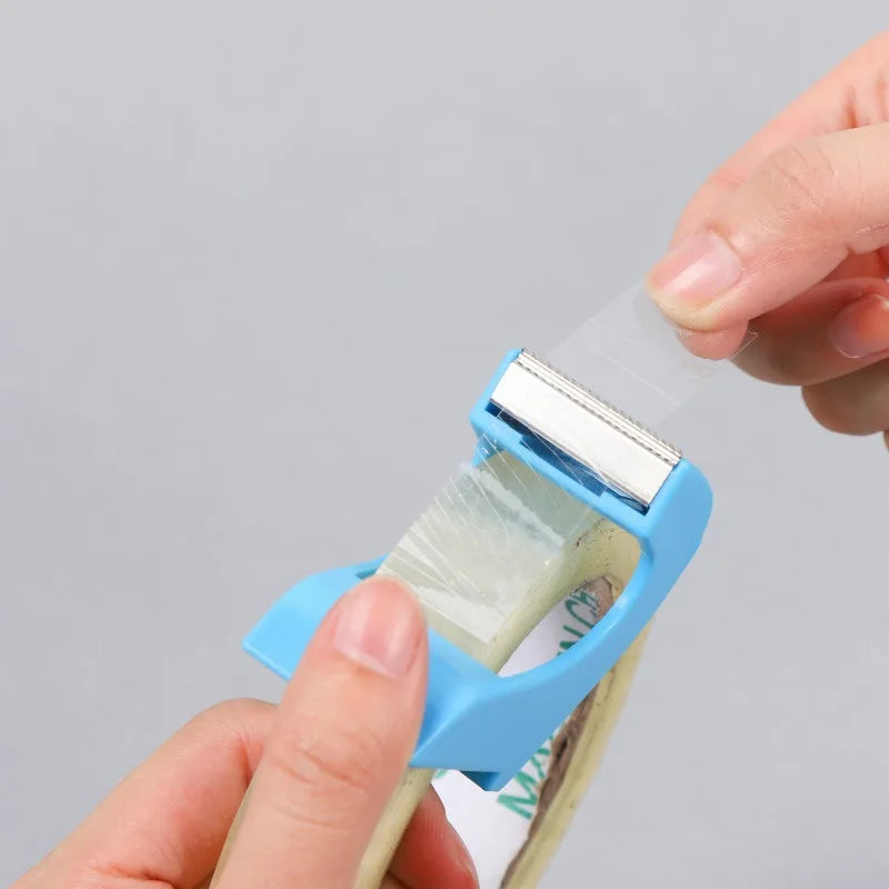 Mini Handheld Tape Dispenser With Cutter Portable Small Tape Holder For Desk Office School Home Desktop Stationery Cutting Tool Pi-Mart