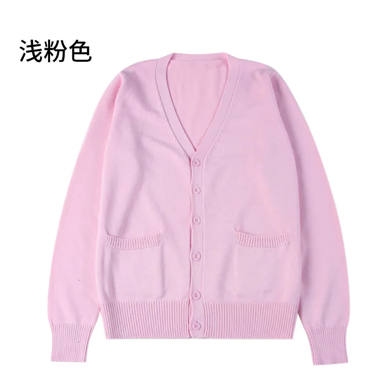 New Sweater Solid Candy Women Knit Top Fashion Female Cardigan Thin Spring Autumn Long Sleeve Adult Jacket Clothes Slim XS-2XL LadyShow.Store