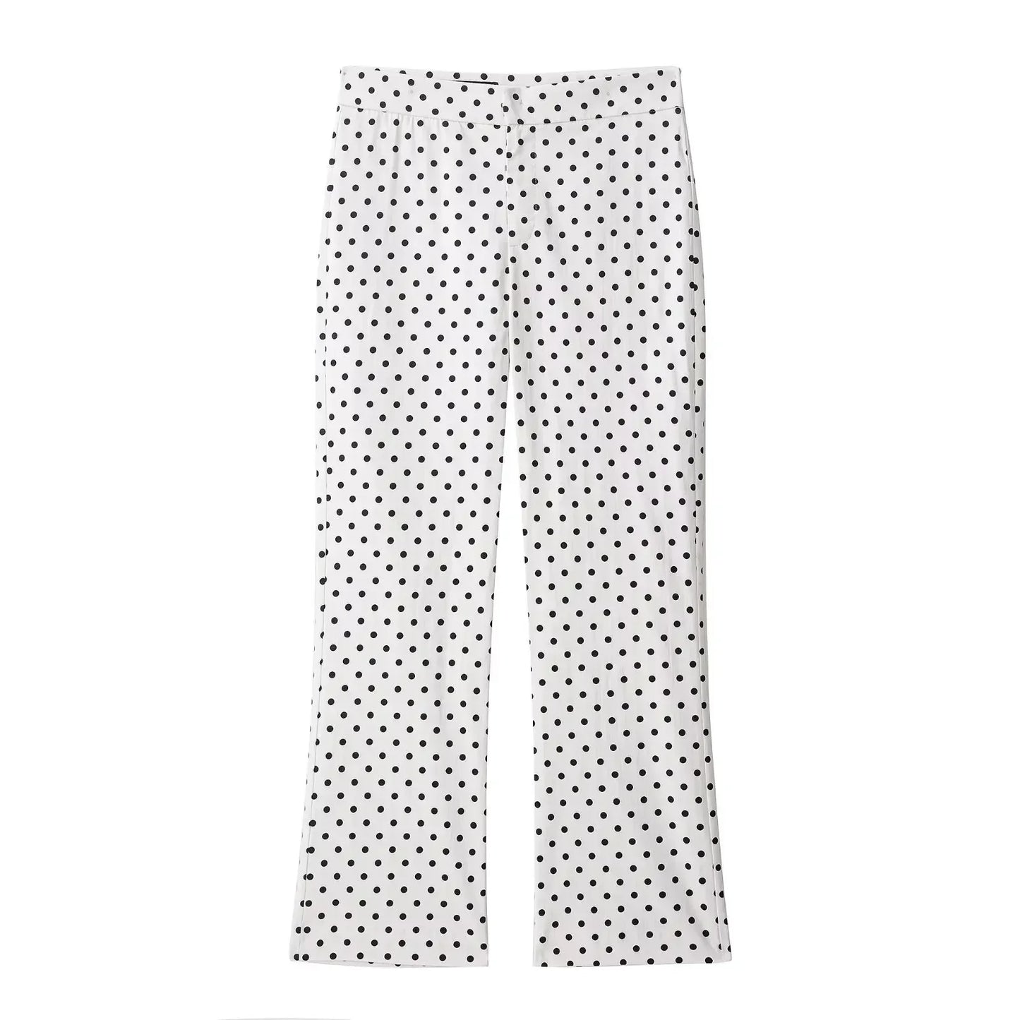 TARUXY Fashion Polka Dot Print Jacket Coat Women's Stand Collar Long Sleeved Workwear Coat Ins Hot Short Casual Female Jackets LadyShow.Store